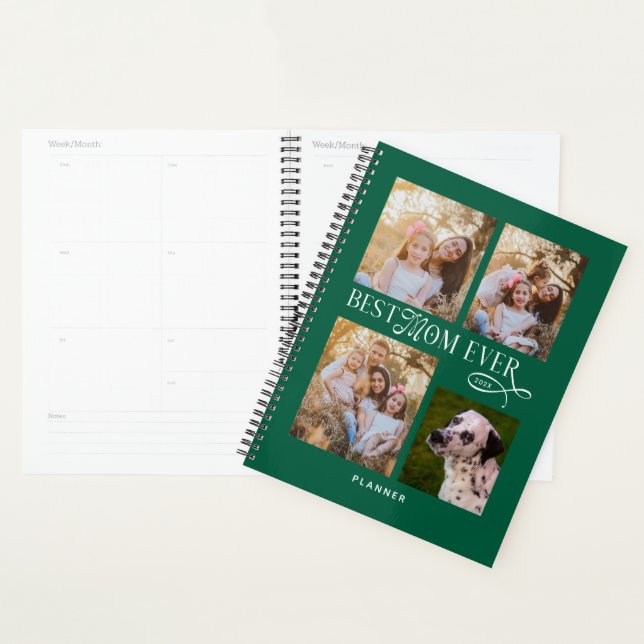 Best Mom Ever 4 Photos Mothers Day Gifts Planner (Display)