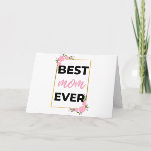 Best Mom Ever black Card