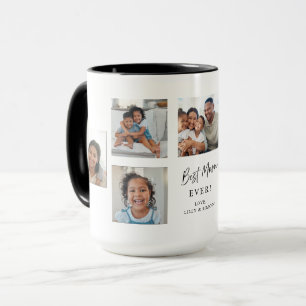 Best Mom Ever Custom 7 Picture Collage Grid Mug