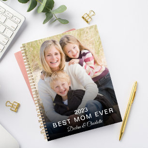Best Mom Ever Custom Photo Personalized Name Planner