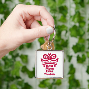 Best Mom Ever – Cute Mother’s Day 2026 Gift Design Key Ring