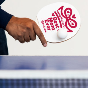 Best Mom Ever – Cute Mother’s Day 2026 Gift Design Ping Pong Paddle
