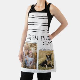 Best Mom Ever  Family Photos Heart Mothers Day Apron