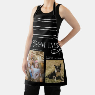 Best Mom Ever  Family Photos Heart Mothers Day Apron