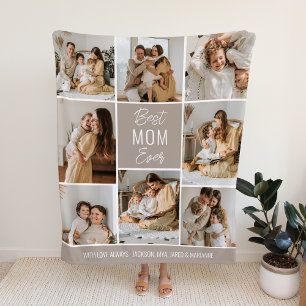 Best MOM Ever Fleece Blanket