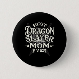 Best Mom Ever Funny Mother's Day Rpg Gamer Women 6 Cm Round Badge