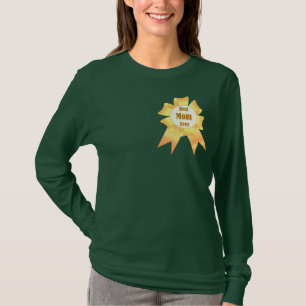 Best mom ever Golden winner award ribbon T-Shirt
