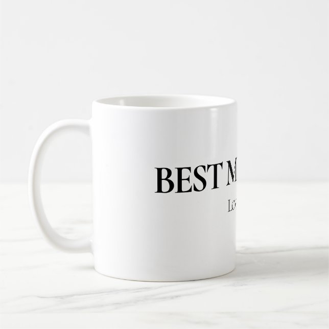 Best Mom Ever Personalized Mug (Left)