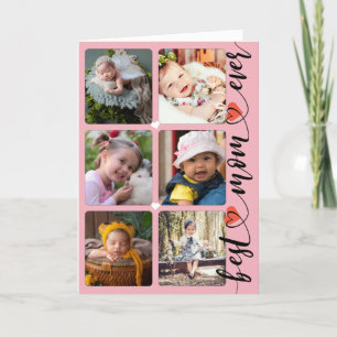 Best Mom Ever Photo Collage Mother's Day Card
