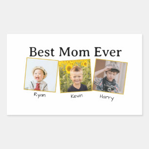 Best Mom Ever Rectangular Sticker