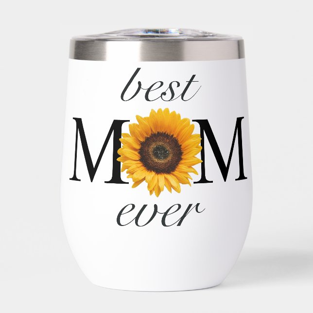BEST MOM EVER Sunflower 11oz. (Front)