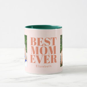 Best Mom Ever Typography Customized Mug