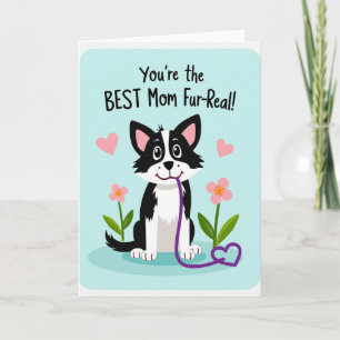 Best Mom Fur Real Cute Pet Card