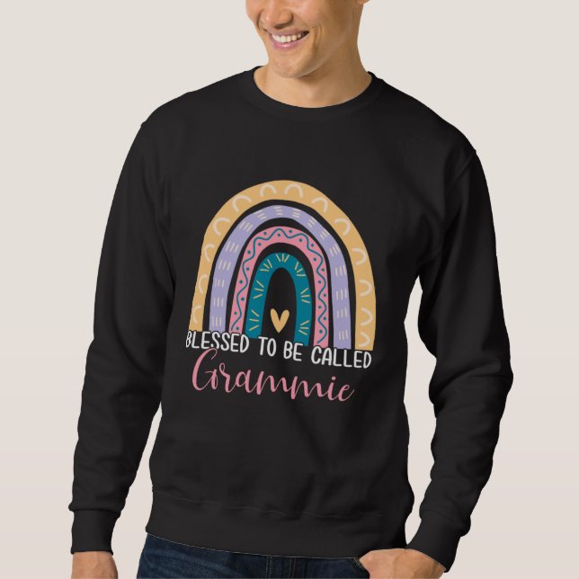 Best Mom Grandma Blessed To Be Called Grammie Boho Sweatshirt (Front)