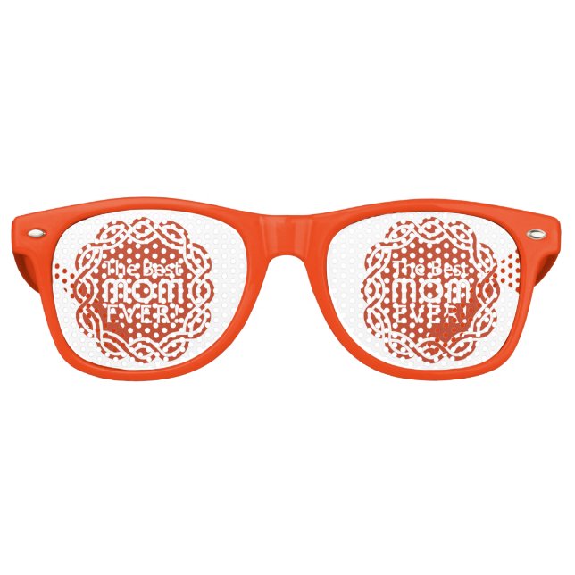 BEST MOM party glasses (Front)