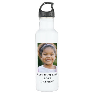 Best Mom Photo Name 710 Ml Water Bottle