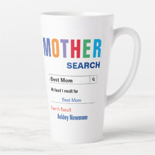 Best Mom Search Latte Mug