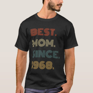 Best Mom Since 1968 Outfit for Her Women Retro Vin T-Shirt