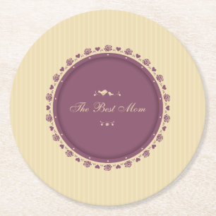 Best Mom Vintage Mother's Day   Coaster