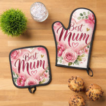 Best Mom Watercolor Flower Heart Design