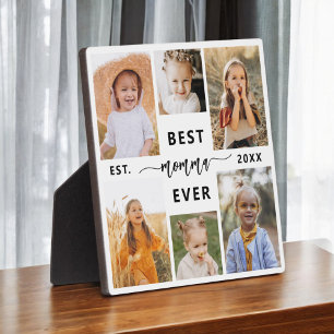 Best Momma Ever - Mother's Day Photo Collage Plaque