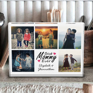 Best Mommy Ever Photo Collage Mothers Day Keepsake Block