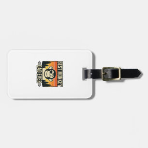 Best Monkey Dad Ever Vintage Monkey Father Shirt_1 Luggage Tag