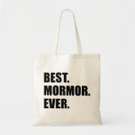 Best Mormor Ever Swedish Grandmother Tote Bag<br><div class="desc">Best Mormor Ever tote bag for a Swedish Grandmother. It makes a great gift for a Swedish,  maternal grandma (Mother's Mother). Let a Mormor know she's the greatest with this cool bag. A great gift for Mormor on her birthday,  Grandparent's Day,  Mother's Day or any special occasion.</div>