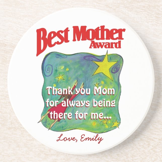 Best Mother Award Coasters (Front)