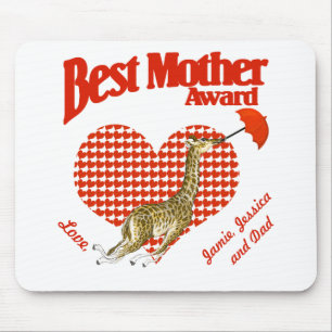 Best Mother Award Keepsake Mouse Pad
