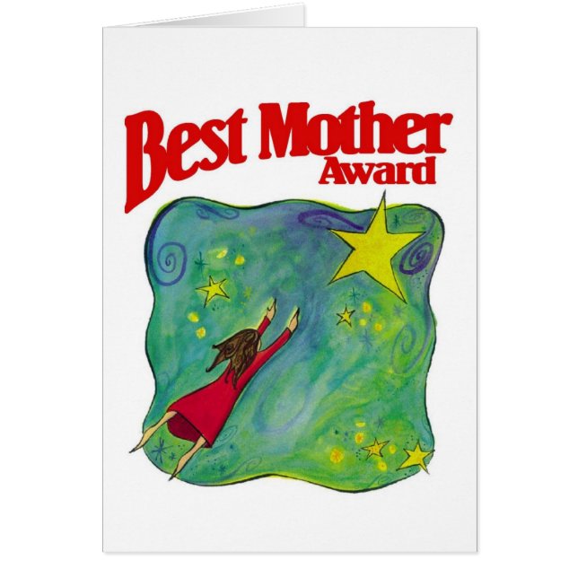 Best Mother Award Mother's Day Card (Front)