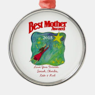 Best Mother Award Ornaments