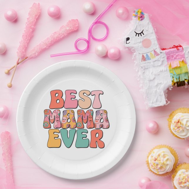 Best Mother Ever  Paper Plate (Party)