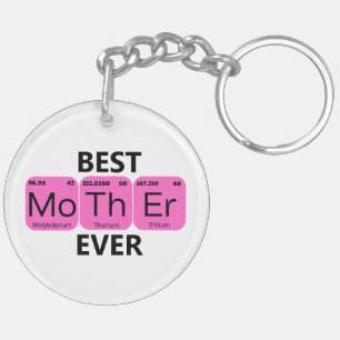 Best Mother Ever Periodic Table Key Ring