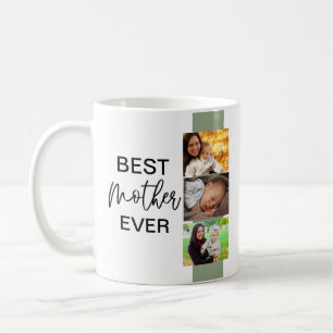 Best Mother Ever Photo Template Modern Coffee Mug