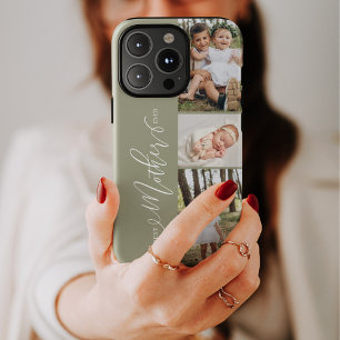 Best Mother Ever Script Mother's Day Photo Collage iPhone 13 Pro Case