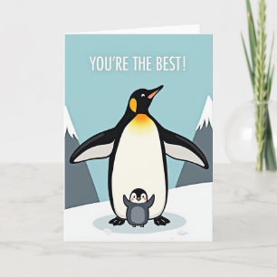Best Mother Penguin Day Card
