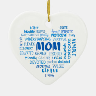 Best Mother qualities and mum characteristics Invi Ceramic Ornament