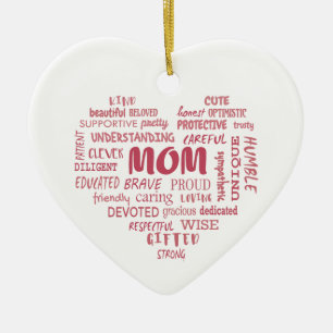 Best Mother qualities and mum characteristics Invi Ceramic Ornament