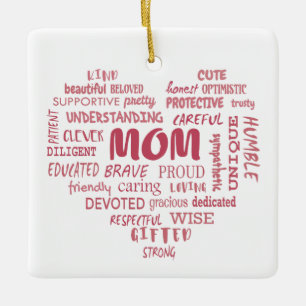 Best Mother qualities and mum characteristics Invi Ceramic Ornament