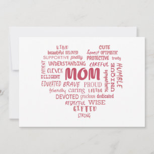Best Mother qualities and mum characteristics Invi Invitation