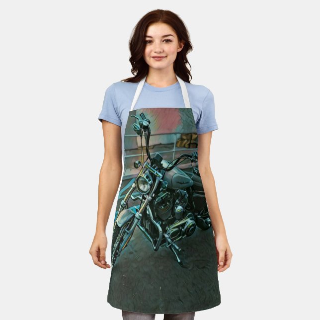 Best motorcyclist gifts apron (Worn)