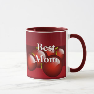 Best Mum 2012 Calendar Red Ornaments Coffee Mug