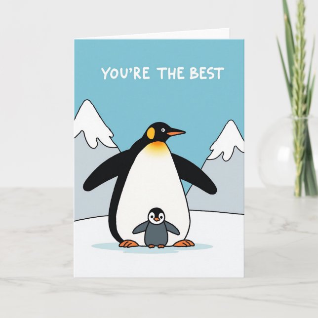 Best Mum Arctic Scene Card (Front)