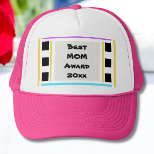 Best Mum Award 20xx Cool Girly Pink Trucker Hat