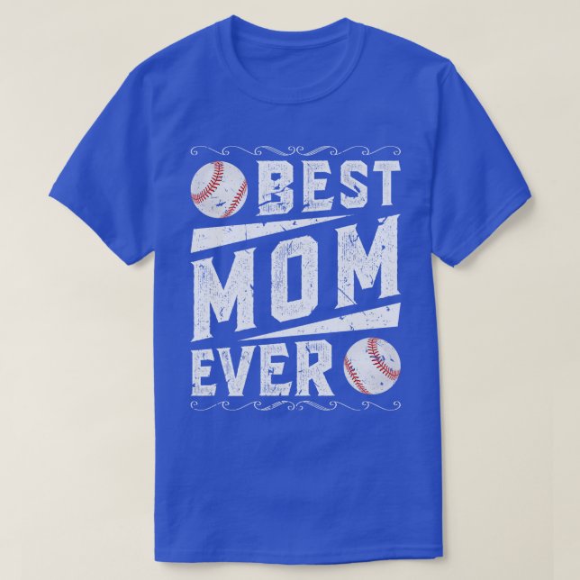 Best Mum Baseball T-Shirt (Design Front)