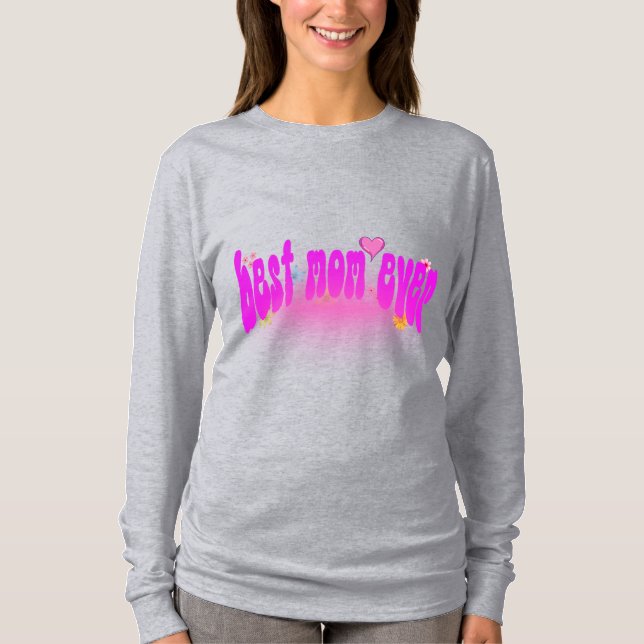 Best Mum Basic Long S - Mother's Day Gift - Cute  T-Shirt (Front)