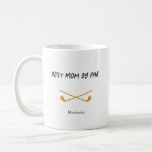Best Mum by Par Glitter Golf  Coffee Mug