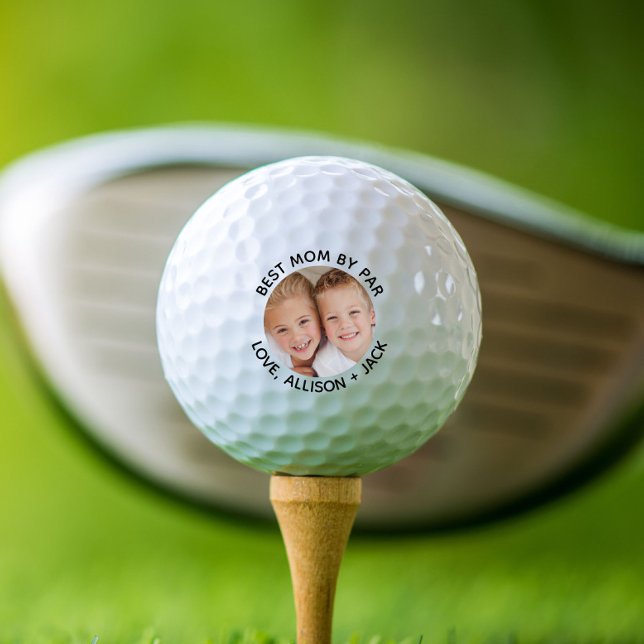 Best Mum By Par Photo Golf Balls (Creator Uploaded)