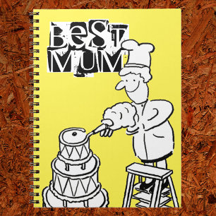 Best Mum Cake Maker Decorating Giant Cake Notebook